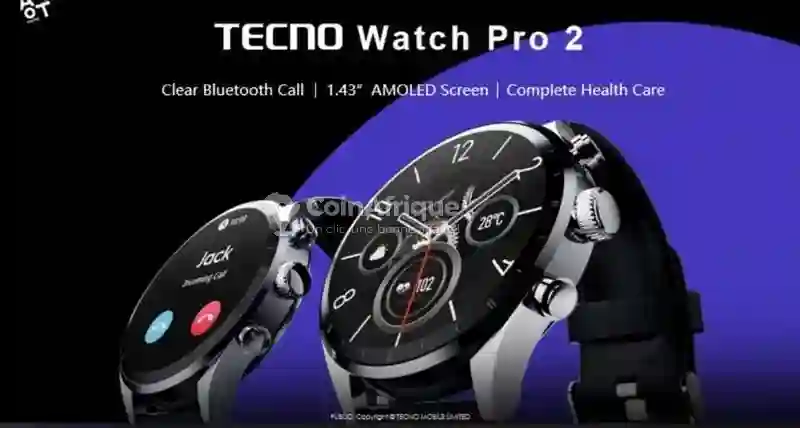 Montre Connectée Tecno Watch 2 pro0