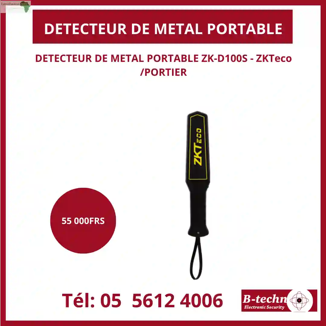 Détecteur DE Métaux Portable Zk-d100s DE ZK0