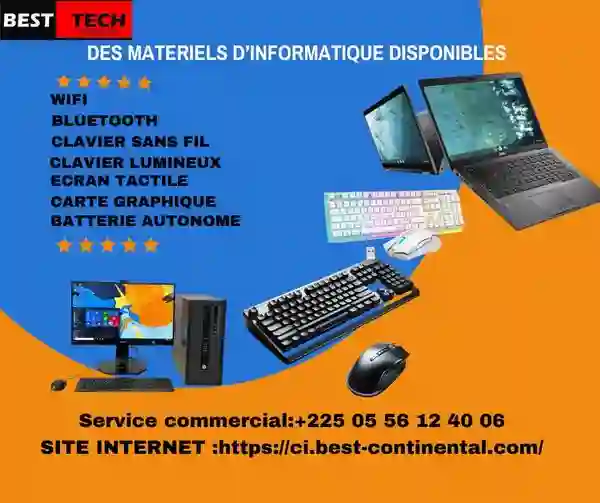 Vente de matériel informatique à Abidjan