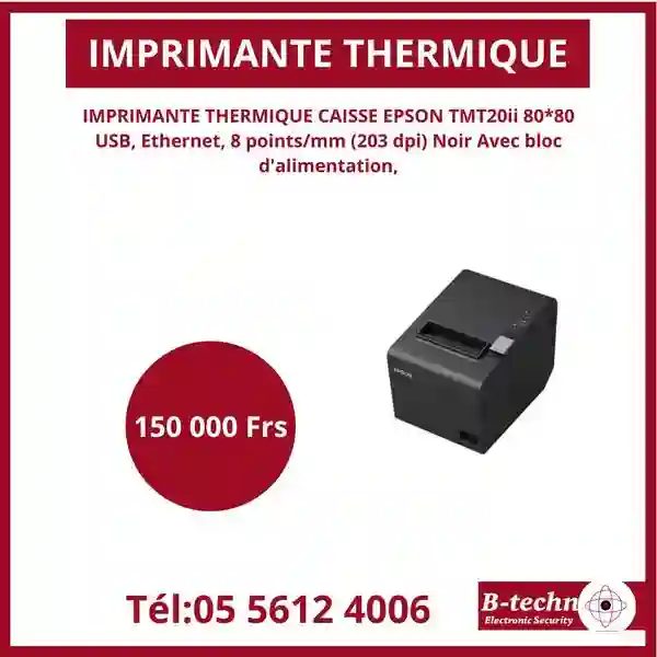 Vente d' imprimante de thermique pour système de caisse à Abidjan - Vue 2