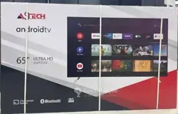 Smart Astech 65&quot Android uhd 4k Full Options