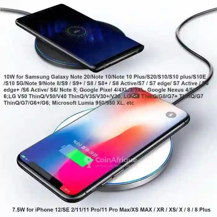 Chargeur Sans fil à Induction qi 10 Watts