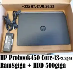 HP Probook 450 Core i3 RAM 8giga 0747912023