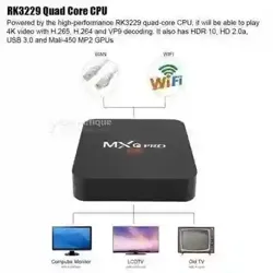 Smart box TV Android - Wifi 4k - ram 4go - 64go - mxq pro