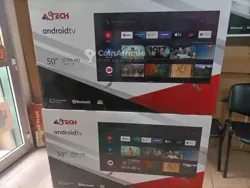 TV Smart Astech Android 4k Full Options