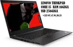 Lenovo Thinkpad Slim Core i5 RAM 16giga Ssd256go 0747912023