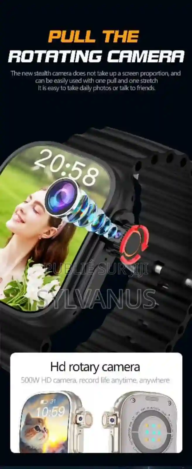 Montre Connectée Avec Puce Et Caméra - Vue 5