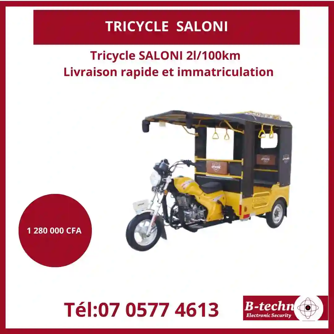 PUISSANTS TRICYCLES APSONIC A VENDRE A ABIDJAN - Vue 3