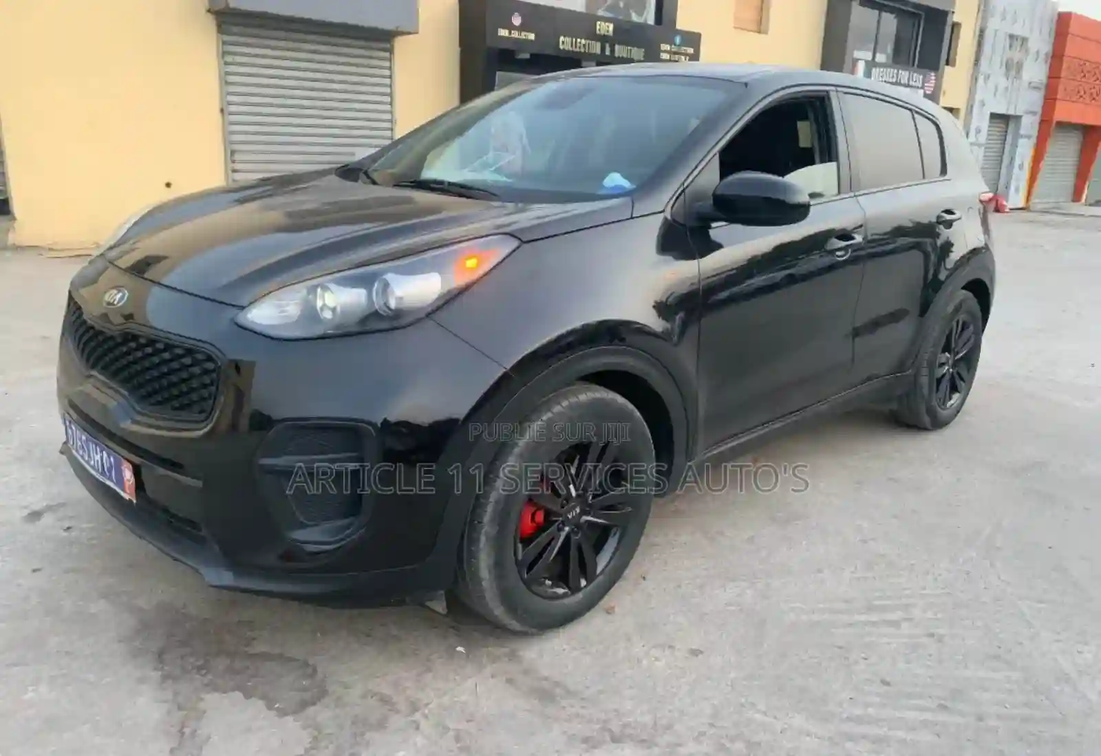 Kia Sportage EX 4dr SUV (24l 4cyl 6A) 2017 Noir - Vue 1