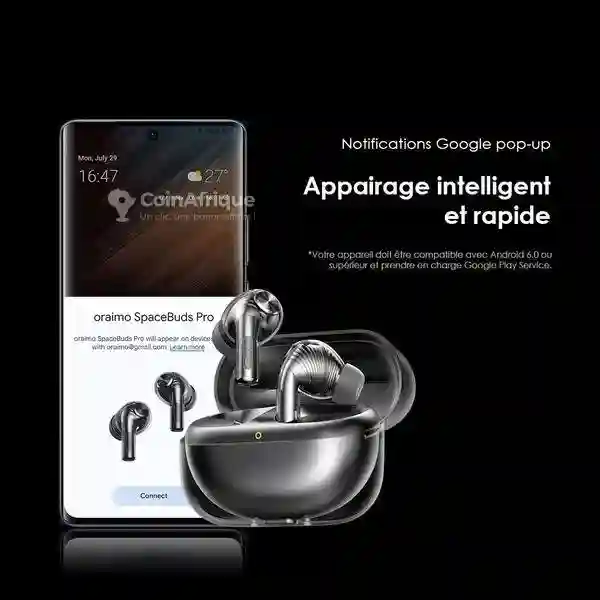 Oraimo Spacebuds pro - Écouteurs Bluetooth - Vue 1