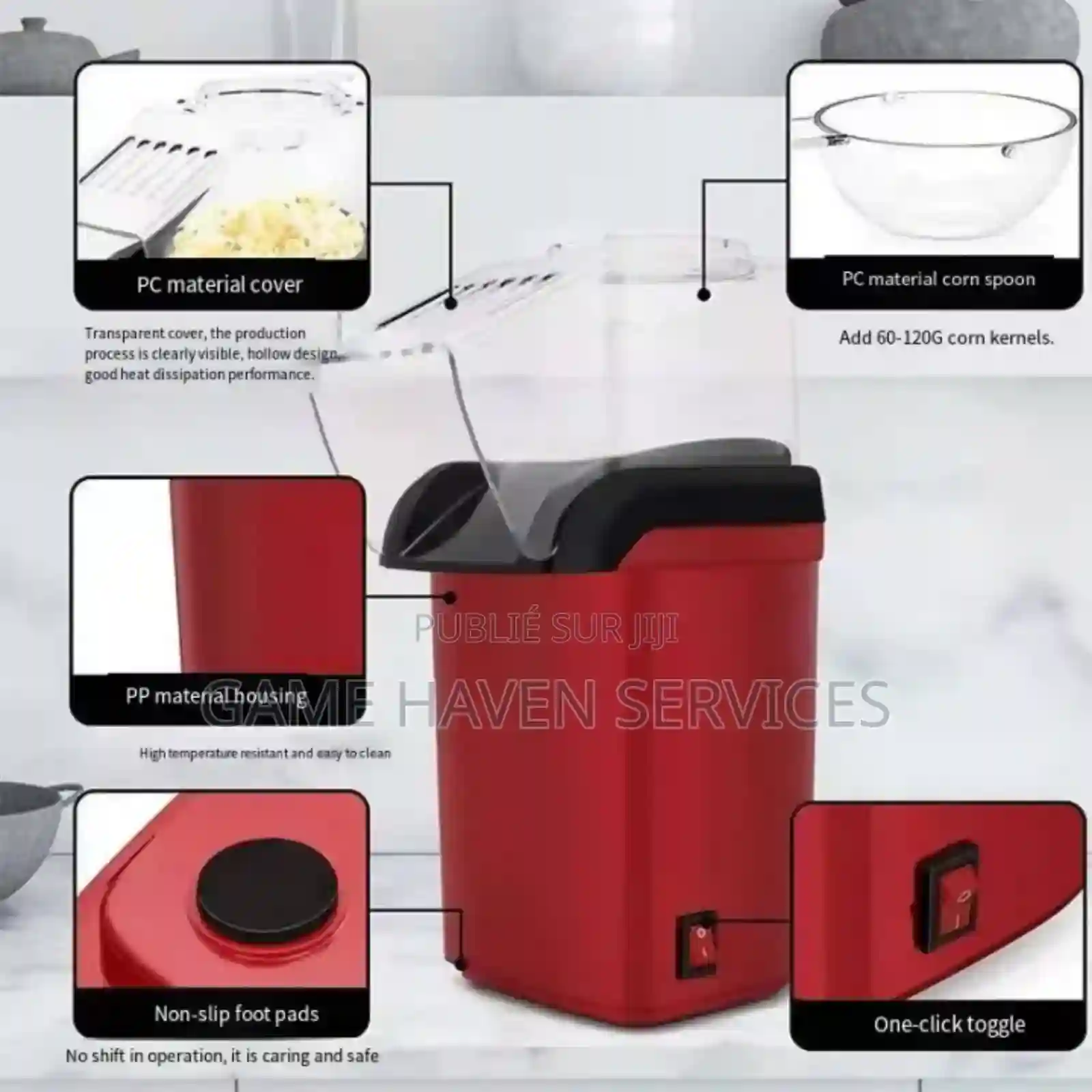 Machine À Popcorn Électrique Mini Joy – Popcorn Maison - Vue 4