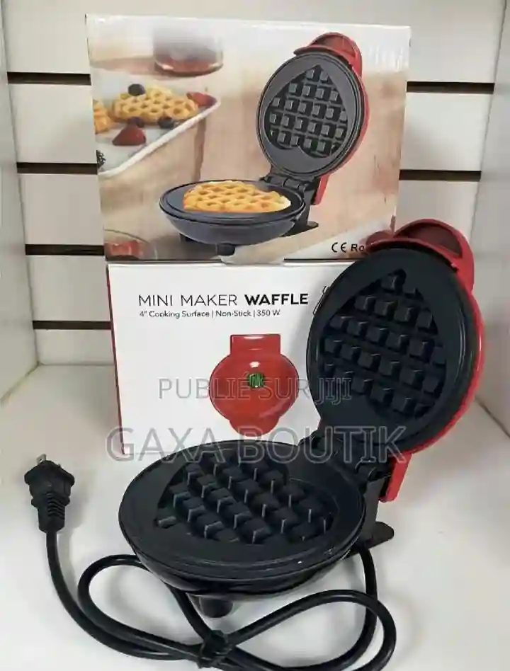 Mini Gaufrier Petit Gaufrier Électrique Antiadhésif - Vue 4