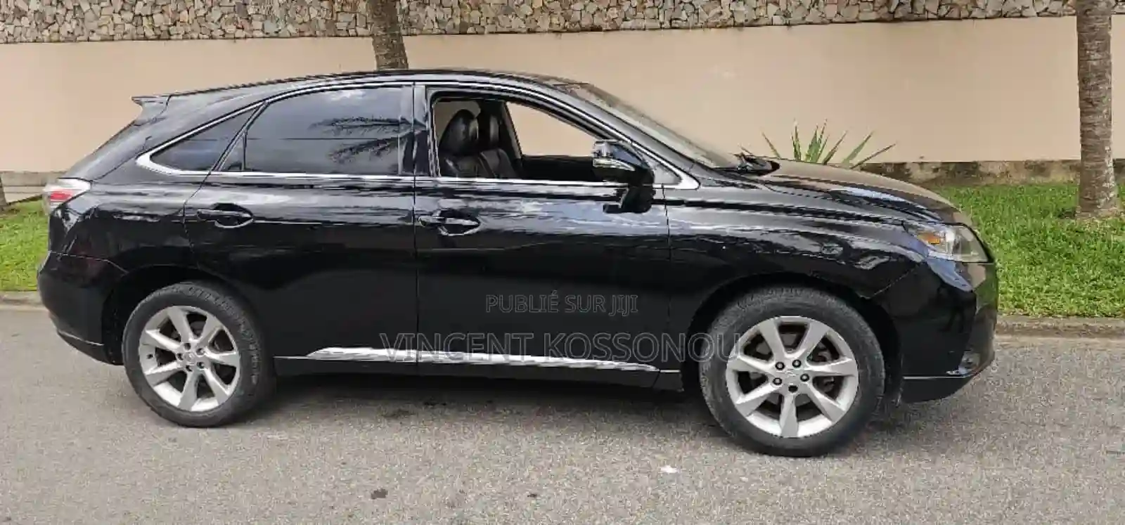 Lexus RX 350 AWD 2012 Noir - Vue 3