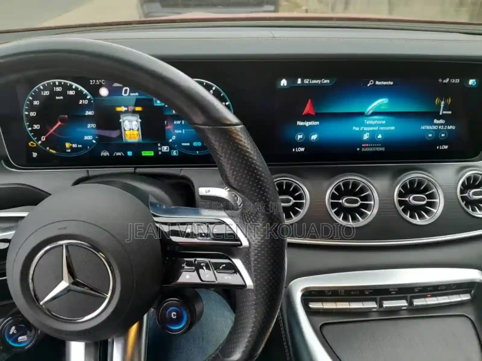Mercedes-benz AMG GT 2022 Rouge - Vue 3