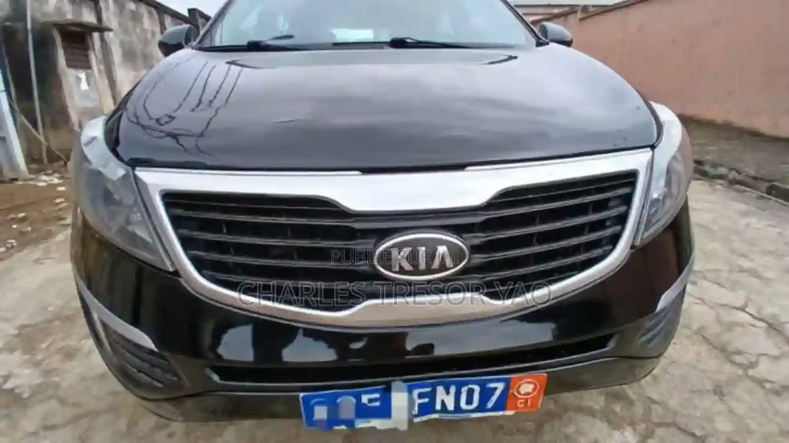 Kia Sportage EX 4dr SUV (24l 4cyl 6A) 2012 Noir - Vue 1