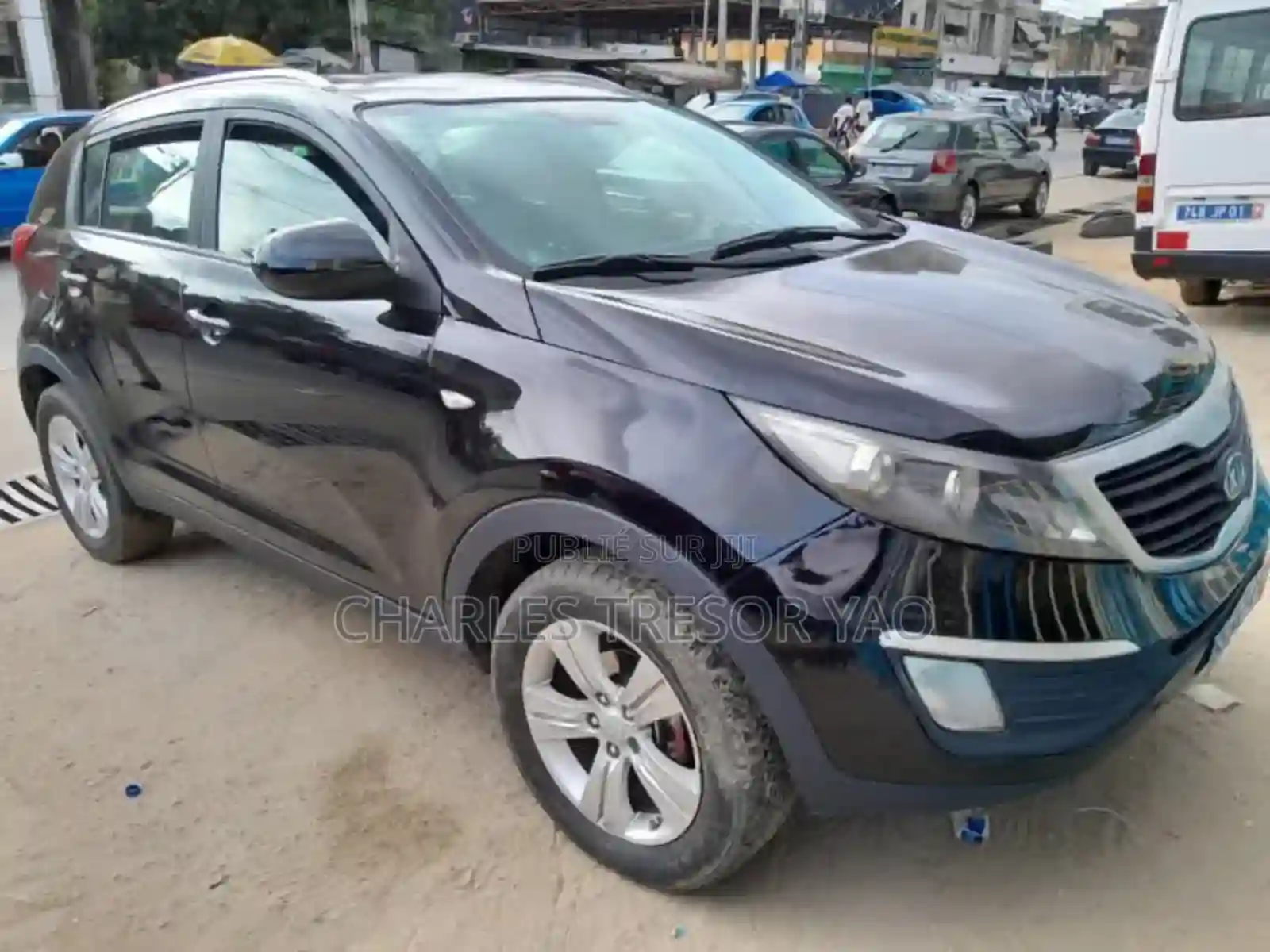 Kia Sportage EX 4dr SUV (24l 4cyl 6A) 2012 Noir - Vue 2
