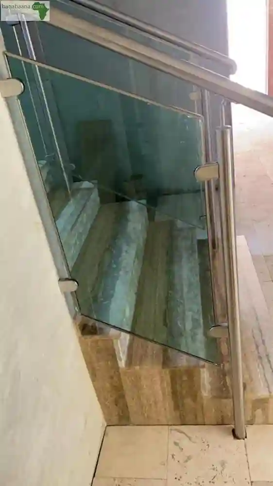 Rampe D'escaliers Inox Verre - Vue 1