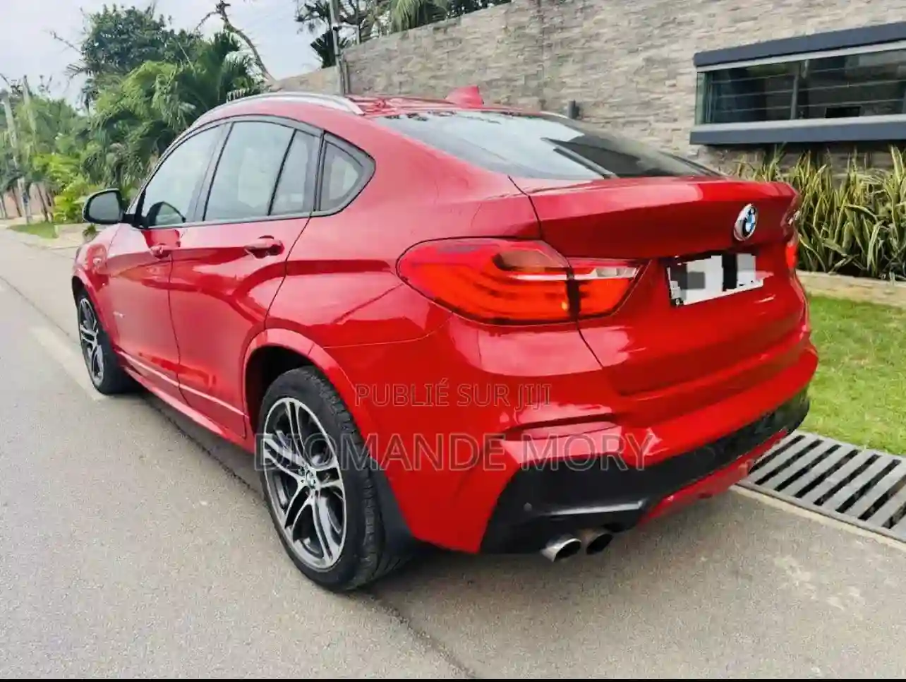 BMW X4 Xdrive28i 2017 Rouge - Vue 4