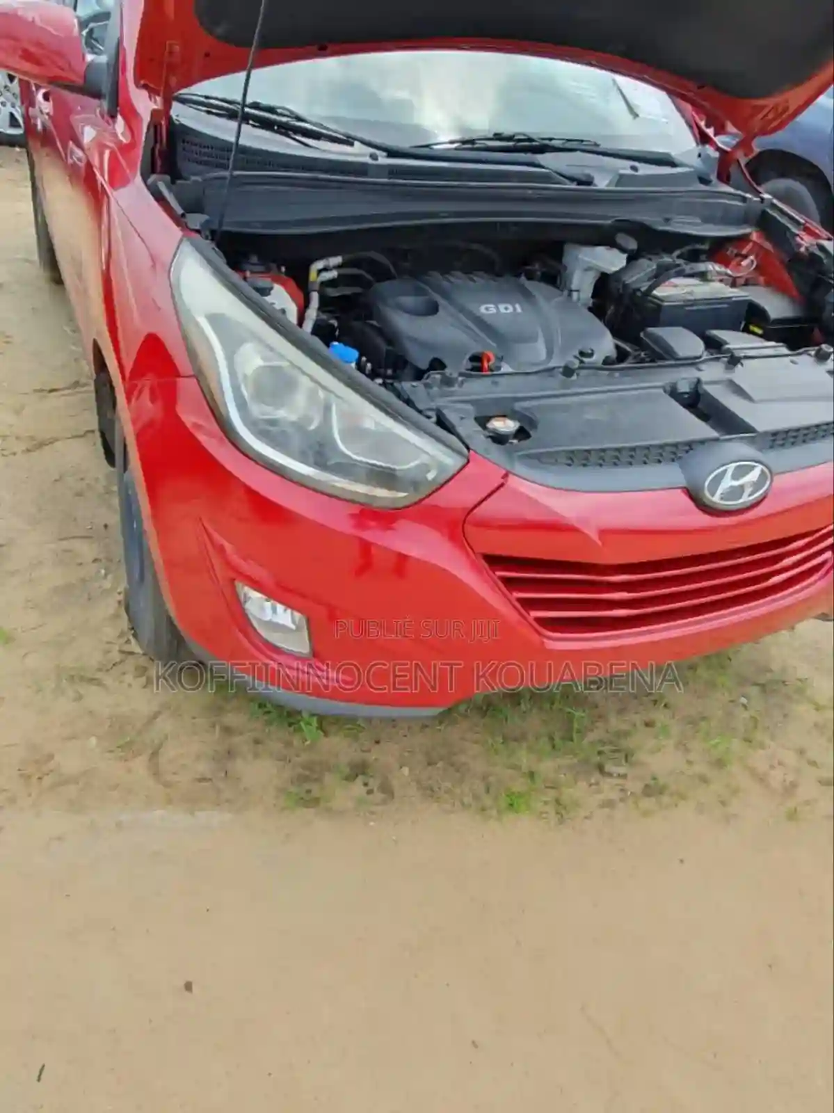 Hyundai Tucson Limited AWD 2015 Rouge - Vue 3
