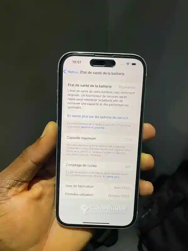 Iphone 15 -256go - Vue 1