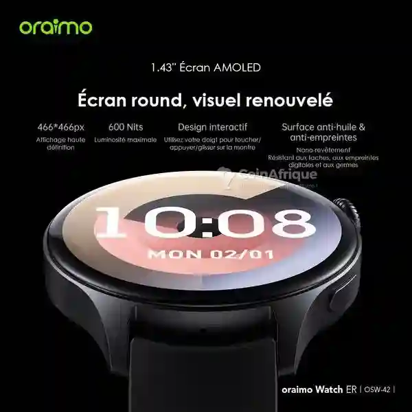 Oraimo Watch er - Montre Connectée Osw-42 - Vue 5