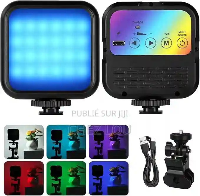 Lumiere Led Light Selfie Video Multicolore - Vue 5