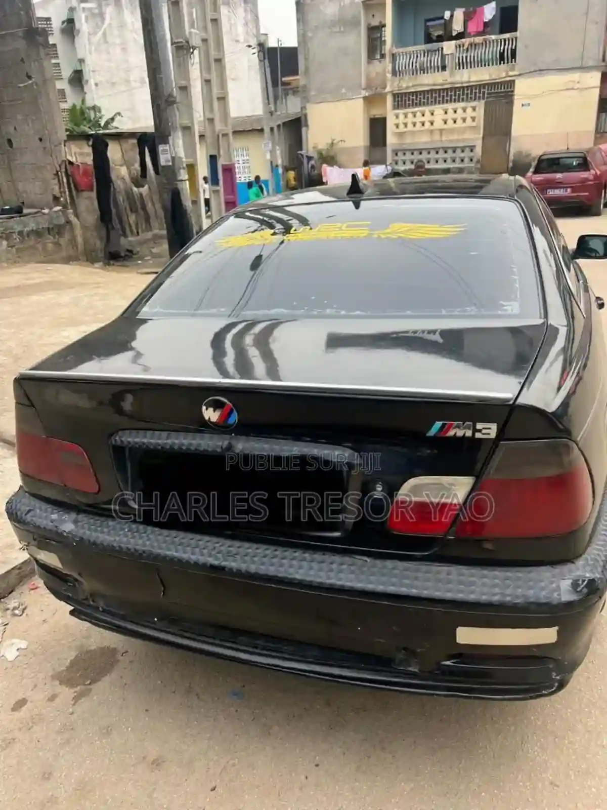 BMW 3 Series 316i RWD 2001 Noir - Vue 2