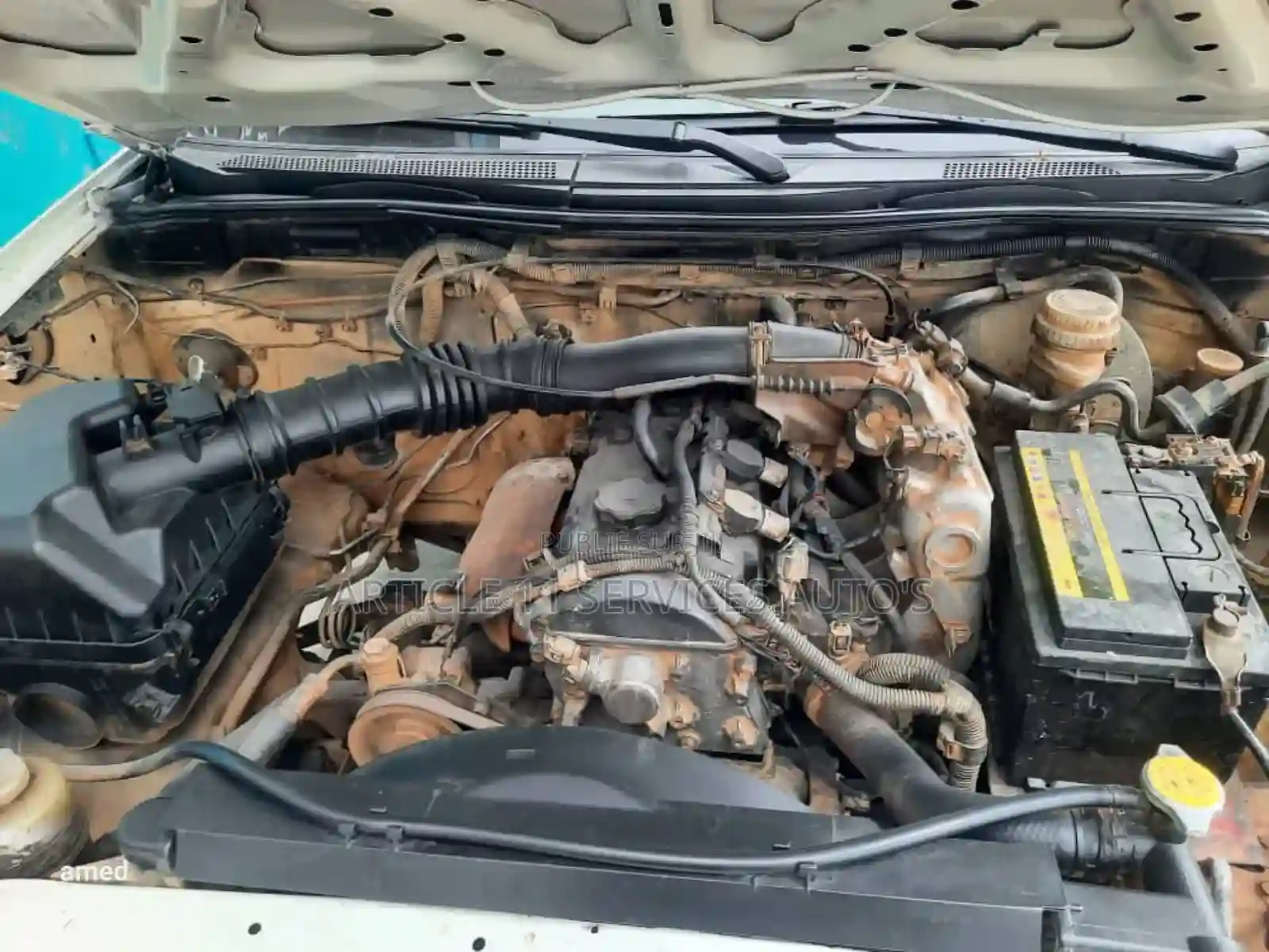 Mitsubishi L200 Club Cab 25 136hp 4WD 2005 Blanc - Vue 4