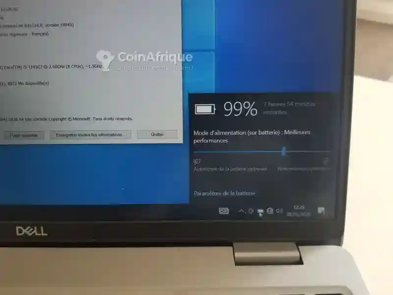 PC Dell i5 11th gen 8go ssd m2 512 Gigas - Vue 1