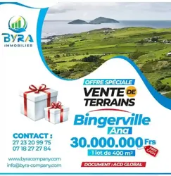 Vente de Terrain