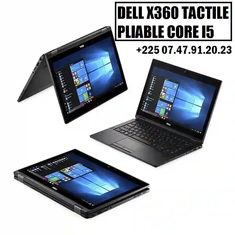 Dell Core i5 X360 Pliable ET Tactile +225 0747912023