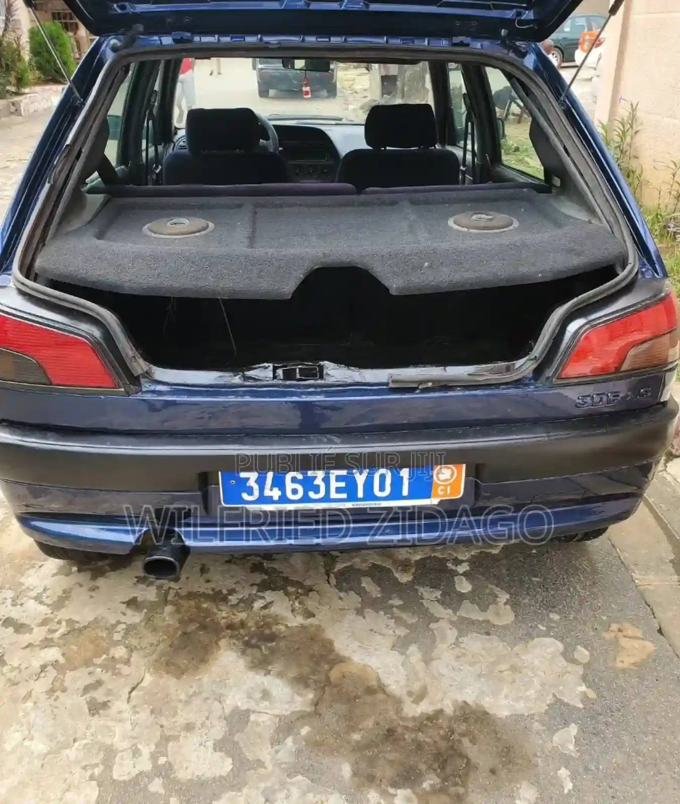 Peugeot 306 2002 Bleu - Vue 4