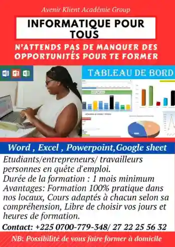 Formation EN Informatique 100 Pratique (word Excel Powerpoint) - Vue 2