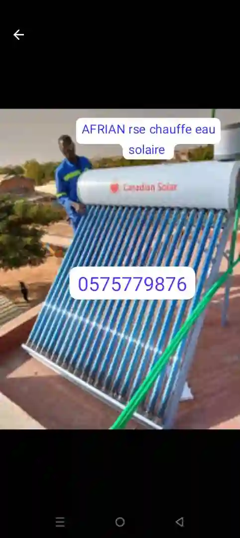 Chauffe-eau Solaire Afrian RSE – Écologique et Économique