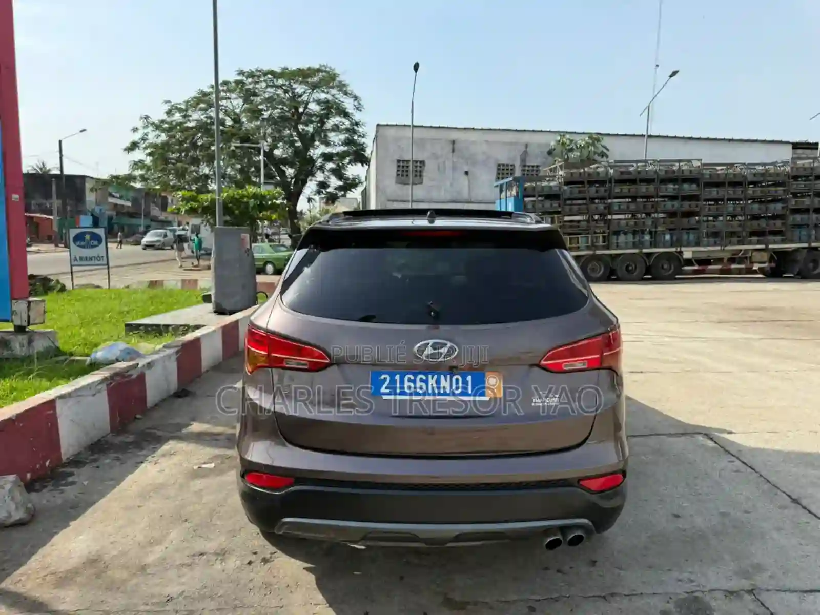 Hyundai Santa Fe Limited AWD 2017 Marron