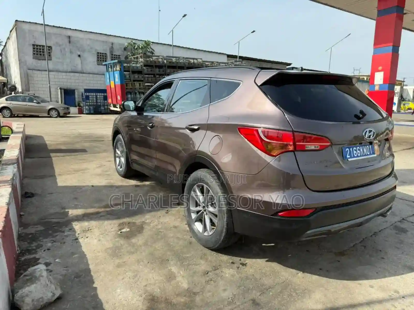 Hyundai Santa Fe Limited AWD 2017 Marron - Vue 4