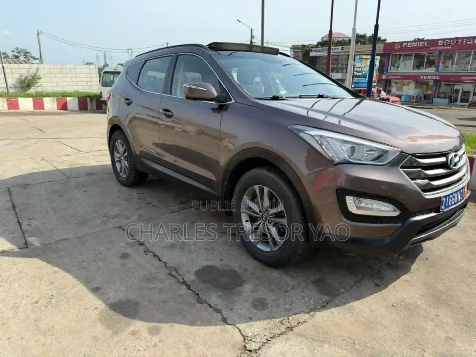 Hyundai Santa Fe Limited AWD 2017 Marron - Vue 6
