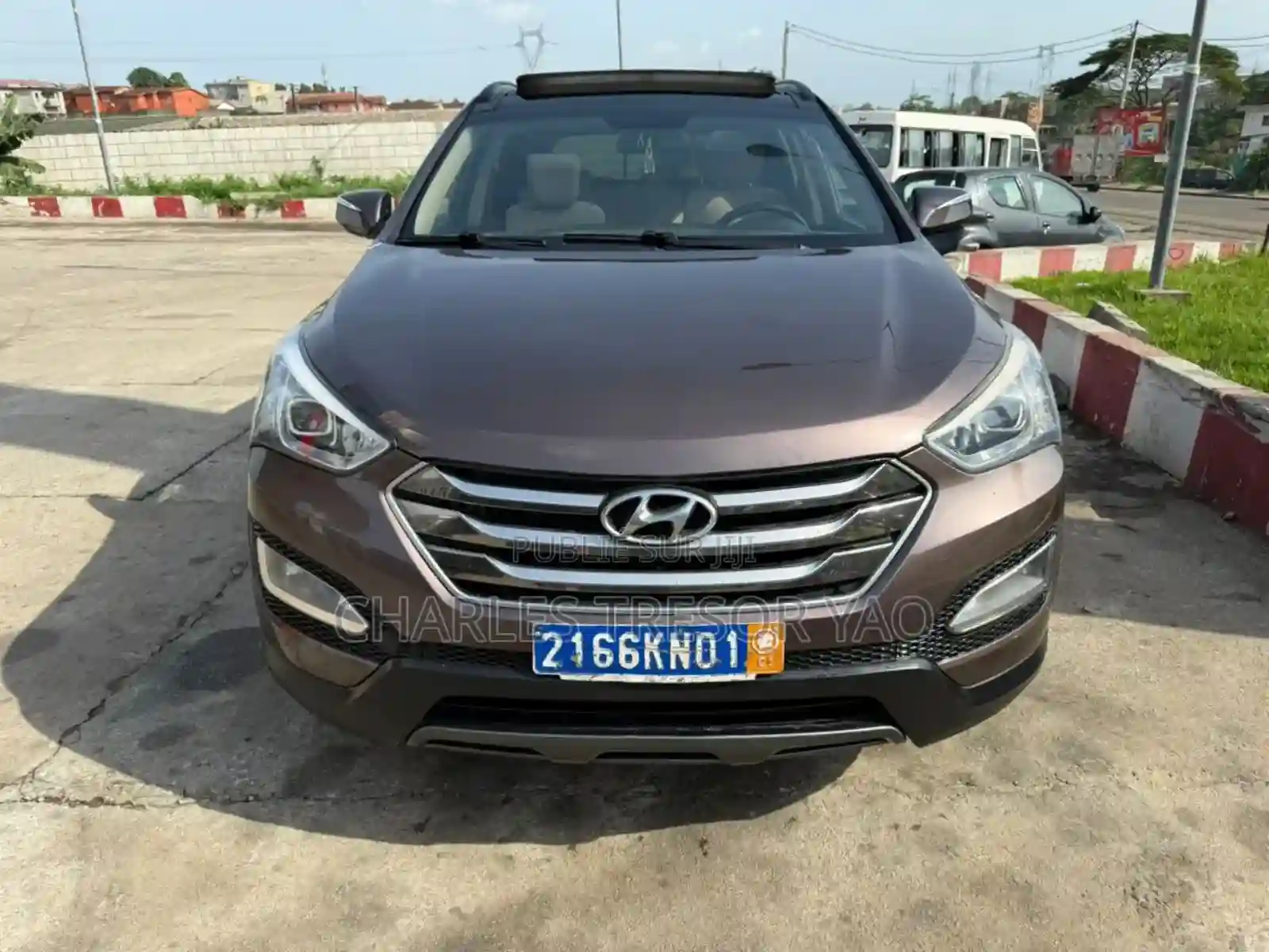 Hyundai Santa Fe Limited AWD 2017 Marron - Vue 8