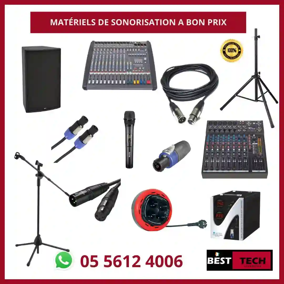 MATÉRIELS DE SONORISATION A BON PRIX