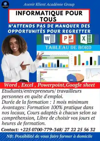 Formation 100 Pratique EN Informatique (wordexcelpowerpoint) - Vue 2