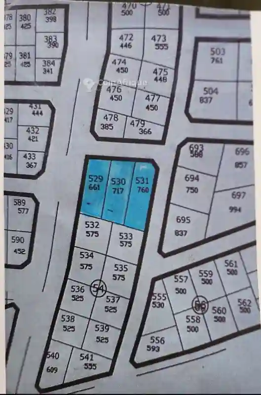 Terrain2132m²- Yamoussoukro - Vue 1
