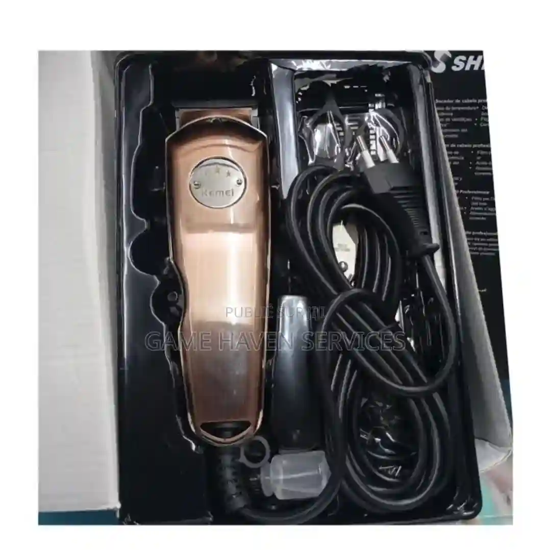 Tondeuse Électrique Kemei – Lame Réglable – Moteur Puissant - Vue 1
