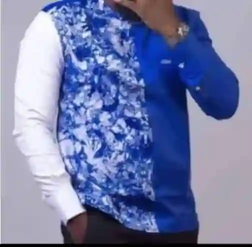 Chemises Hommes Avec Motif Pagne Africain