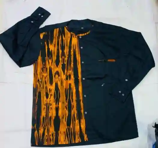Chemises Hommes Avec Motif Pagne Africain - Vue 1