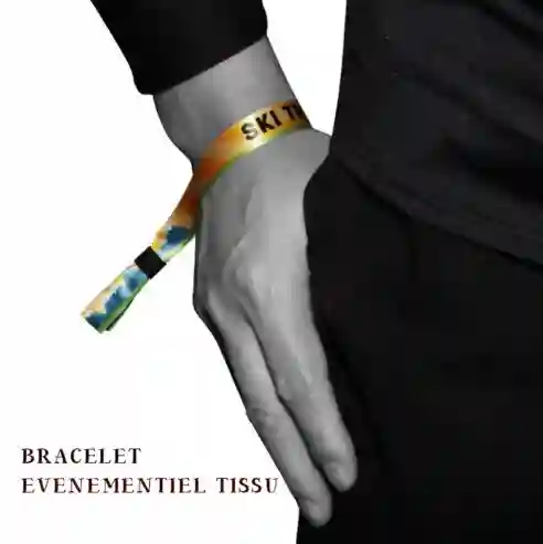 Bracelet Évènementiel en Tissus - Vue 3