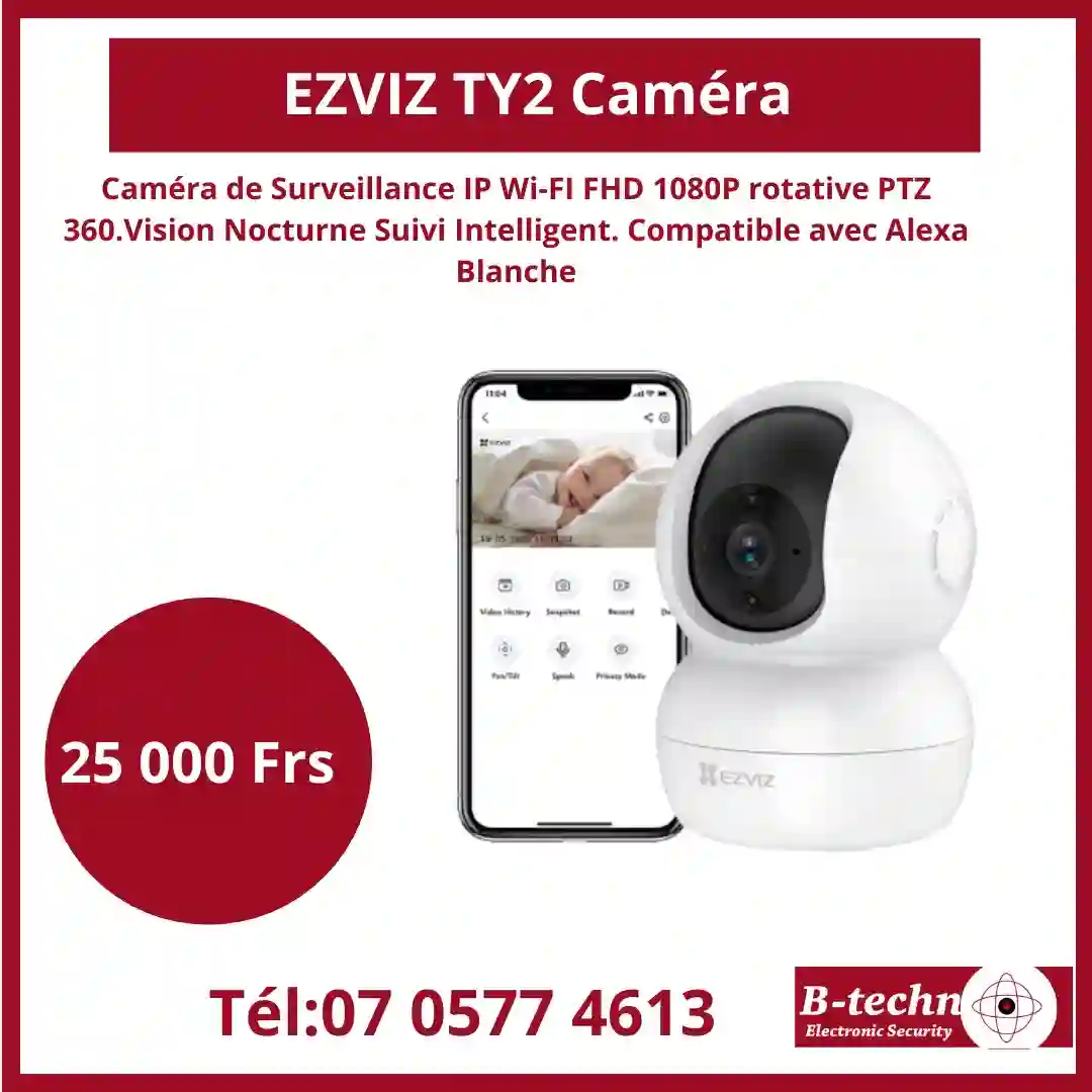 CAMERA DE SURVEILLANCE DISPONIBLE. - Vue 1