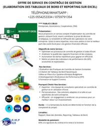 Offre de Services de Contôle de Gestion