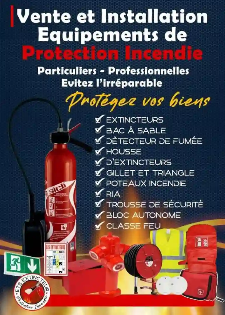 EXTINCTEURS ET EQUIPEMENTS A VENDRE