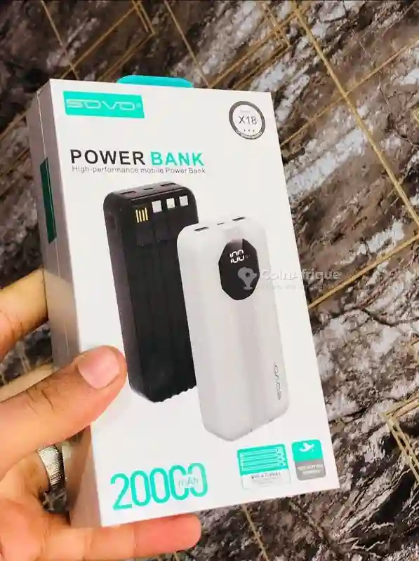 Poxer Bank 20000 mah - Vue 1