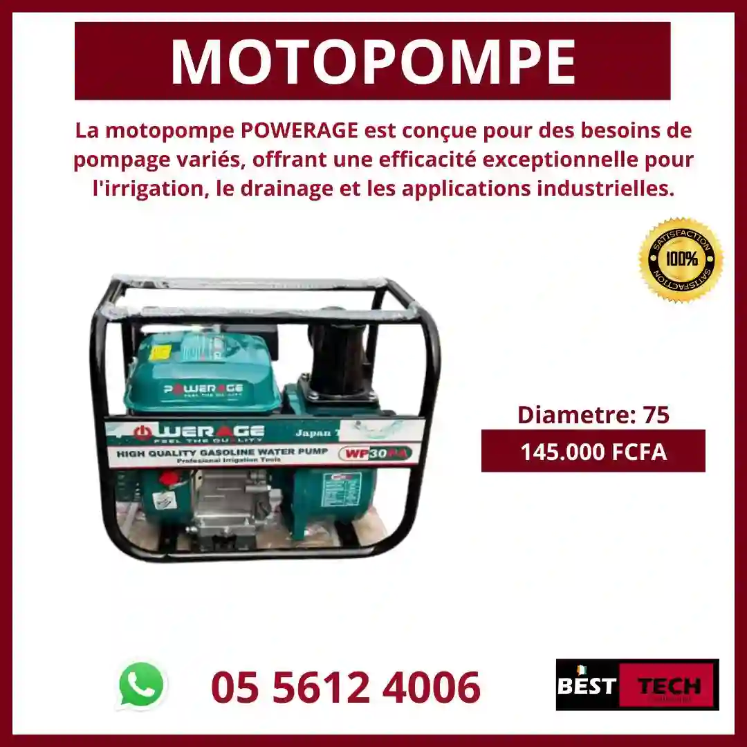 DES MOTOPOMPES DE HAUTE PERFORMANCE - Vue 1